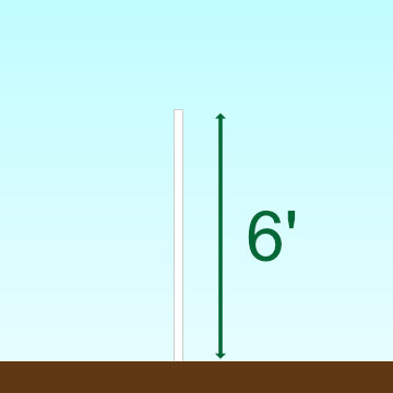 6' Stake Only
