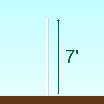 7' Stake Only