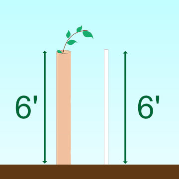 6' Tube / 6' Stake Combo